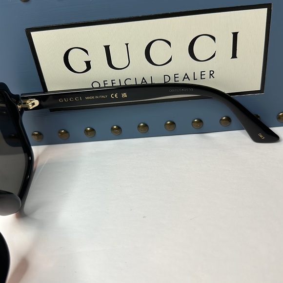 New Gucci Women's Gg0765SA 57mm Rectangle Sunglasses - Picture 15 of 16